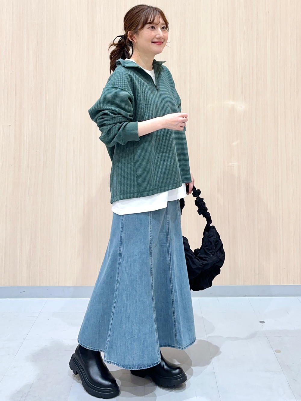  Jeans ハーフジップ コーデュロイ 80s gapギャップ PIONEERタグ フレア コーデュロイパンツ 紺 w31