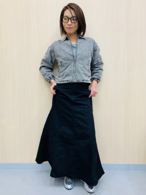 ブラミンク36トップス ブラミンク36トップス GU公式 | ウォッシュドリブクロップドT(長袖)