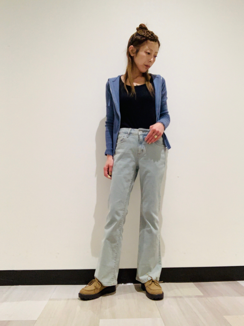 user_bページ Bra-Feel Ribbed Tank Top、Ribbed Knitted Double Zip Hoodie」| GU的