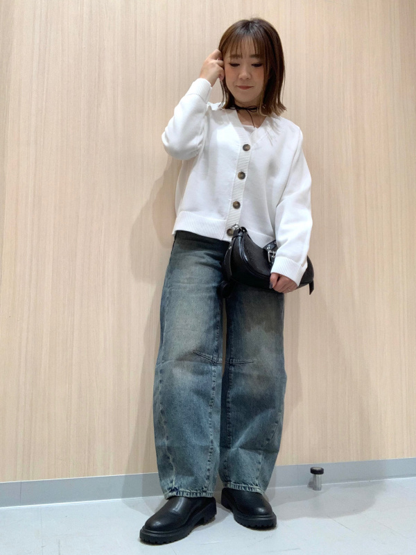 ストレッチリブクロップドT(12分袖)(ウォーム)（レディース）の