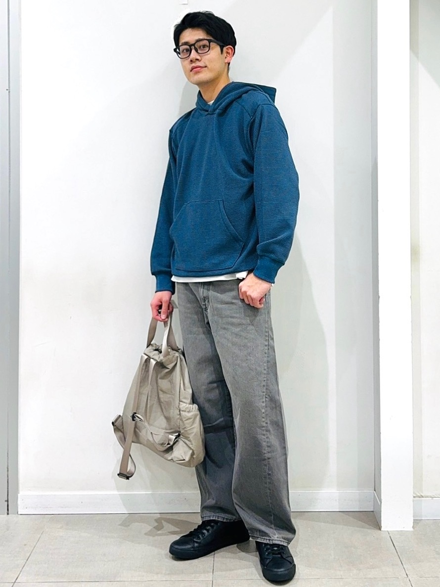 Convertible Wide Cargo Pants、Easy Care Broadcloth Shirt/Striped1
