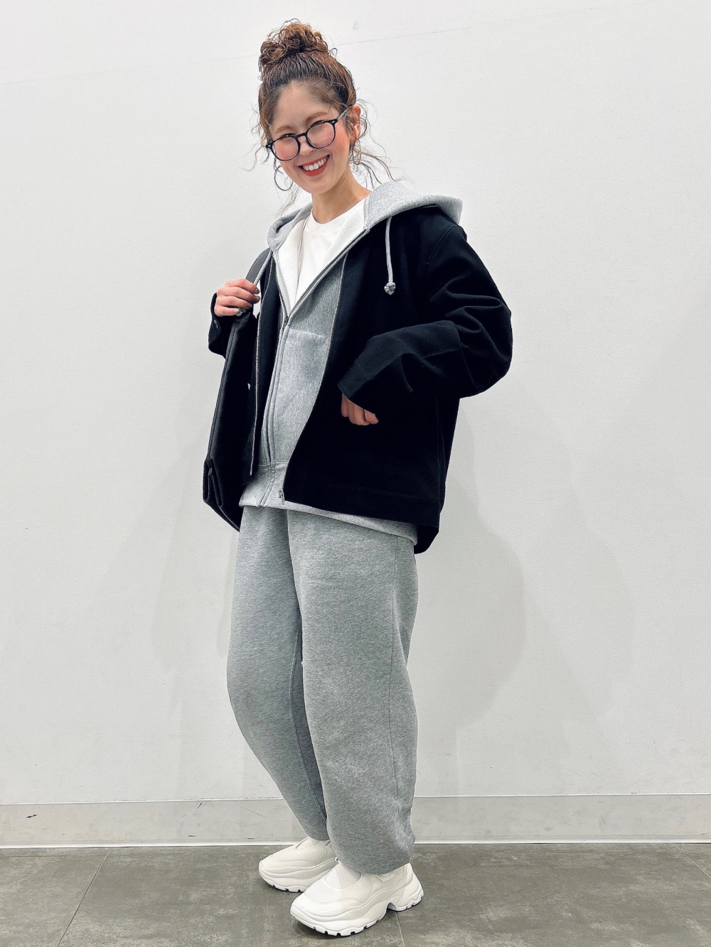 ヘビーウェイトスウェットワイドイージーパンツ(丈標準69.0～73.0cm