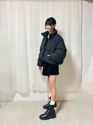 GU公式 | GIRLSヒートパデッドコンバーチブルブルゾンJR