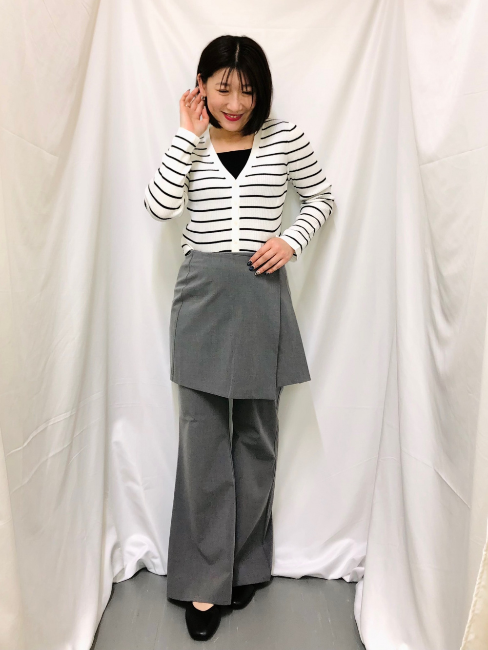 Mary Jane Shoes、UV Protection Striped V Neck Cardigan/Z+EC」| GU