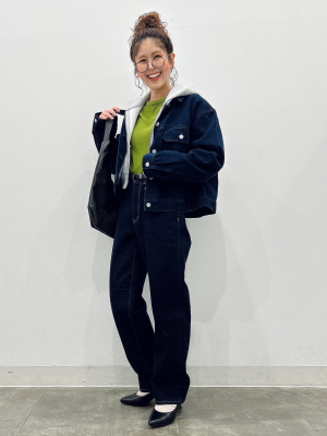 GU公式 | ソフトリブクルーネックT(長袖)