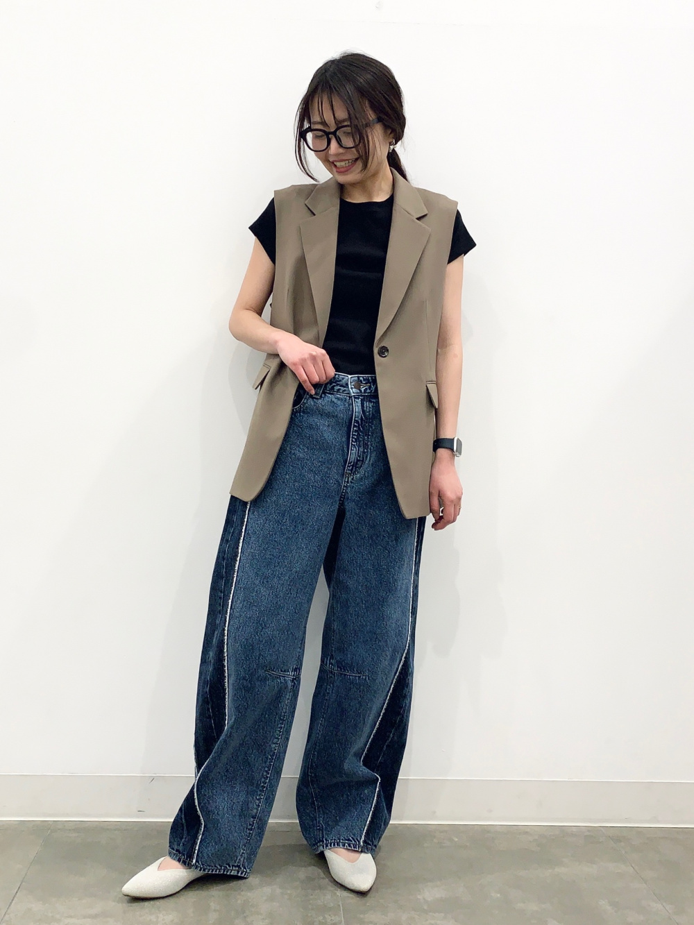 Tpon様C5389 スキッパースウェット×スカートコーデ Tpon様C5389 スキッパースウェット×スカートコーデ Tpon様C5389