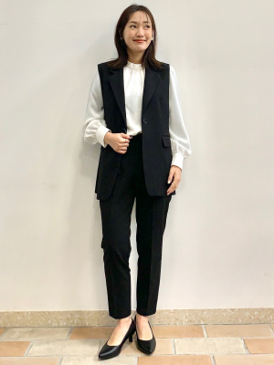 よう　ルヴィ　4点セット GU公式 | スタンドカラーブラウスZ