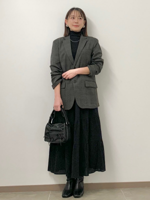 【DRAWER】　チェックジャケット SUIT SQUARE 【スーツスクエア】レディース ジャケット REDA
