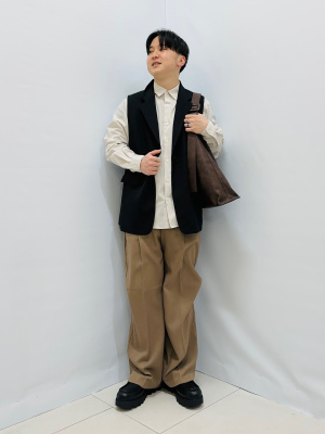 GU公式 | ベルテッドストレートパンツZ+E