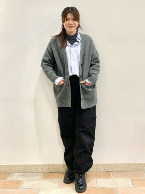 GU公式 | パフィータッチオーバーサイズカーディガン