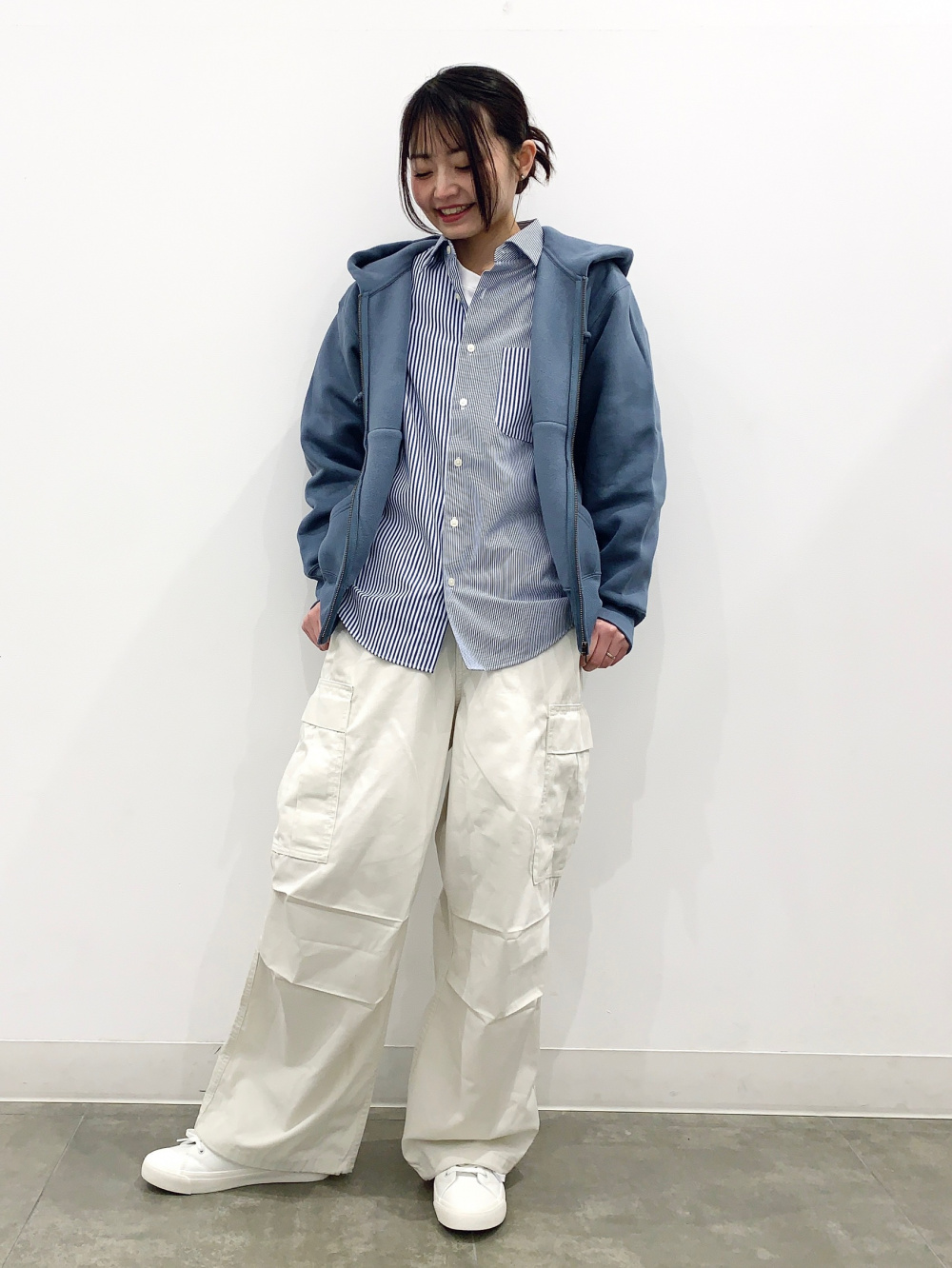 GU UNDERCOVER オーバーサイズ ジャケット テーパードパンツ グレー