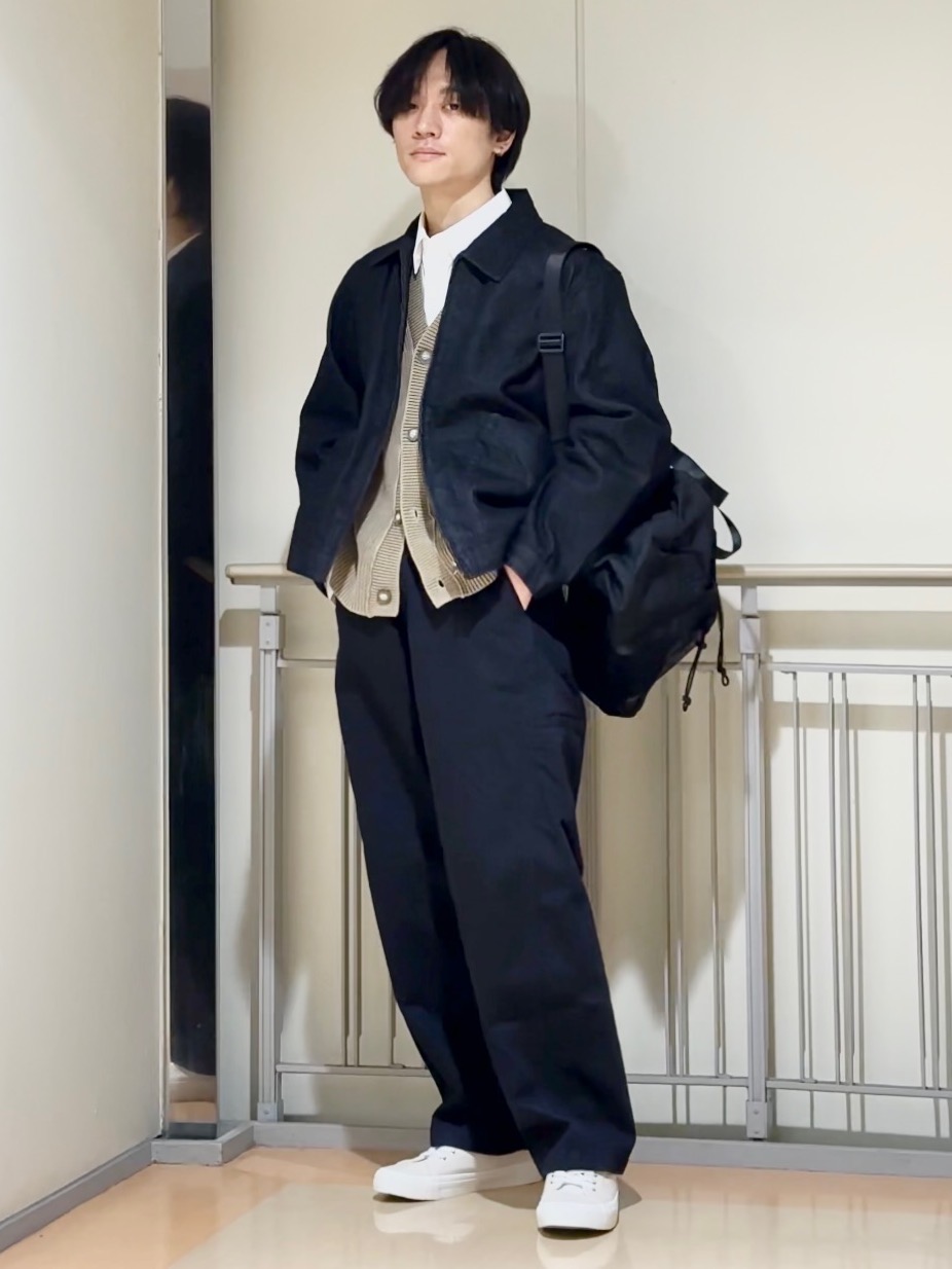 Munsingwear シーアイランドコットンケーブル柄カーディガン
