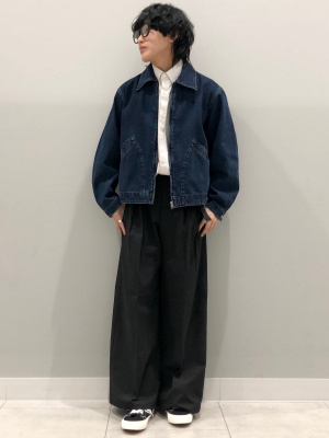 GU公式 | デニムジップアップジャケット