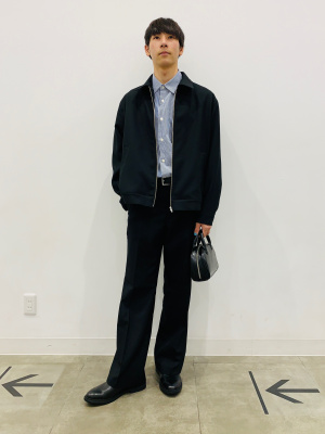 確認(((o(*゜▽゜*)o)))画像3枚 GU公式 | イージーケアブロードシャツ(ストライプ3)