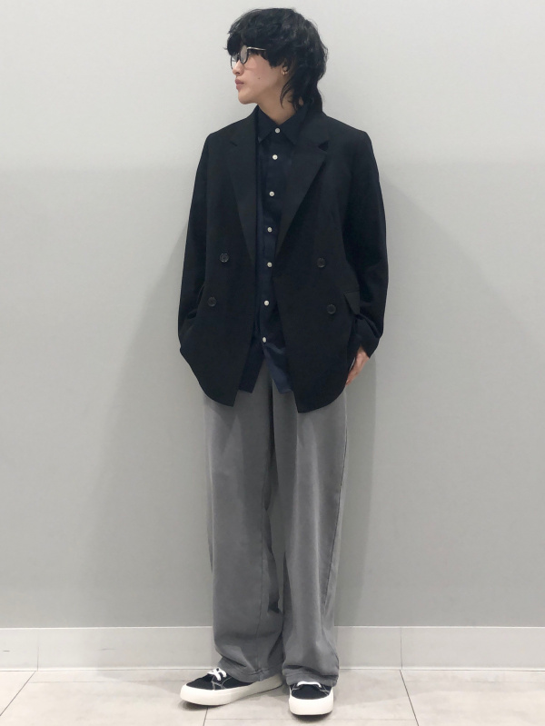 UVカットメタルコンビネーションボストングラス（レディース）の着用