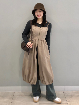 GU公式 | ウォッシュドリブクロップドT(長袖)