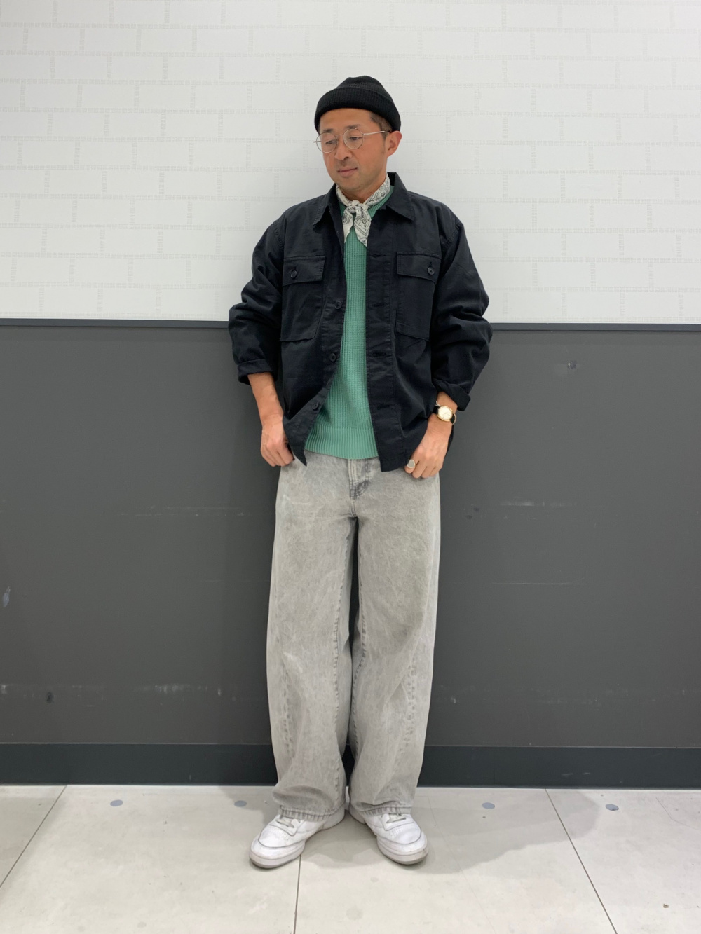 別ページ 参考画像 ウォッシュドスウェットワイドパンツ(セットアップ可能)、ウォッシュド