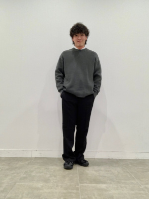 ★在庫処分 先着コメントで送料無料★ GU公式 | ウォッシュドリブクルーネックセーター