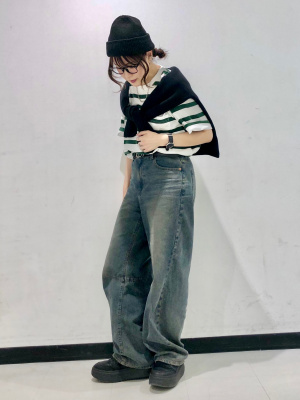 GU公式 | VネックセーターZ+E