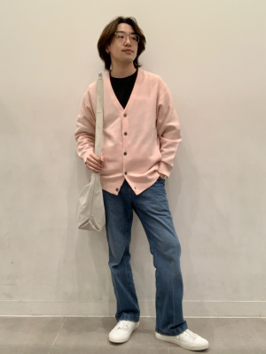 GU公式 | ウォッシャブルVネックカーディガン