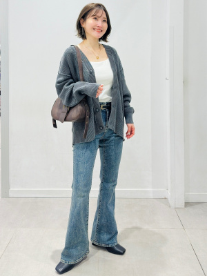 GU公式 | コットンブレンドクロップドスクエアネックタンクトップ(ドライ)