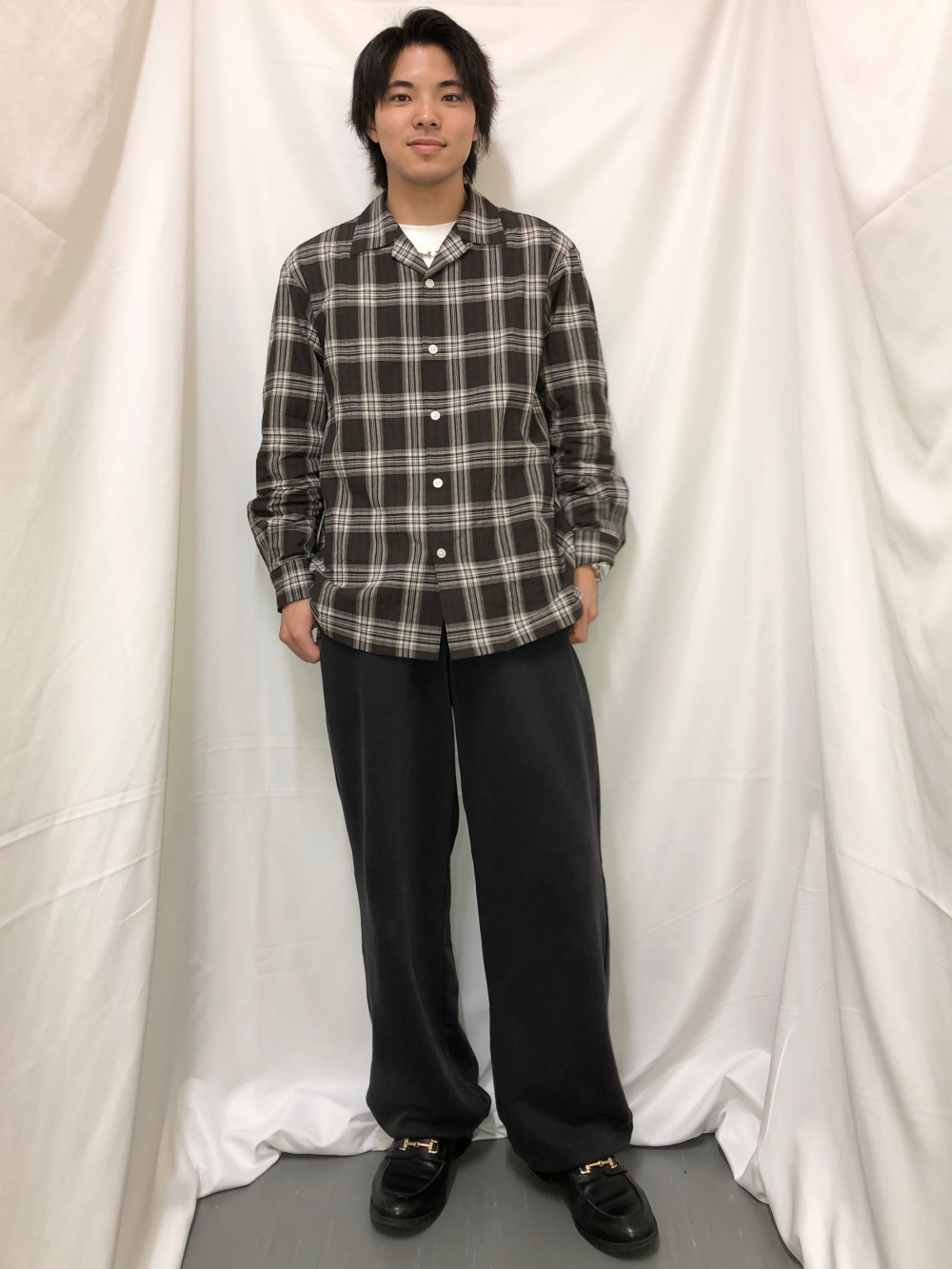 ウォッシュドスリムフィットT(長袖)NT+E、ウォッシュド