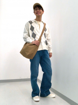 GU公式 | ソフトナイロンクロスボディバッグ