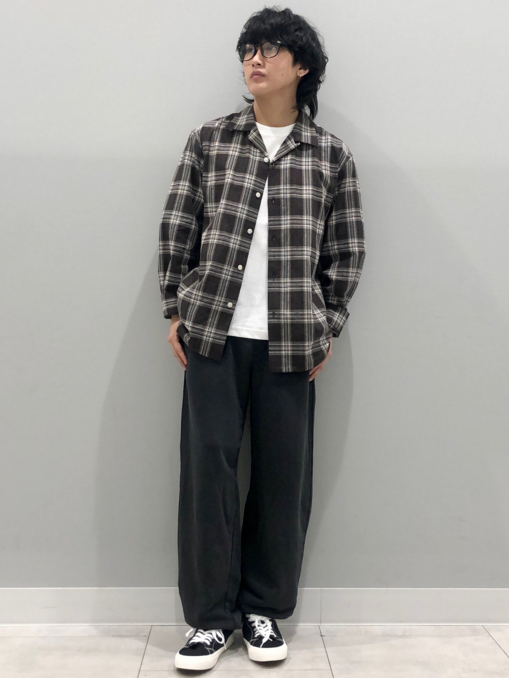 セットアップ スリムフィット 無地 トップス ワイドパンツ 長袖 MinoriTY セットアップ メンズ カジュアル 長袖シャツ おしゃれ