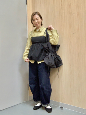 GU公式 | ソフトリブクルーネックT(長袖)