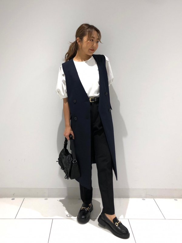 春新作✭デニムジレ✭トップス★女子会にぴったりお出かけコーデ✳︎サイズ豊富 公式スタイリング | ジーユー
