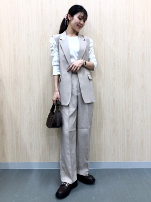 GU公式 | ベルテッドストレートパンツZ+E