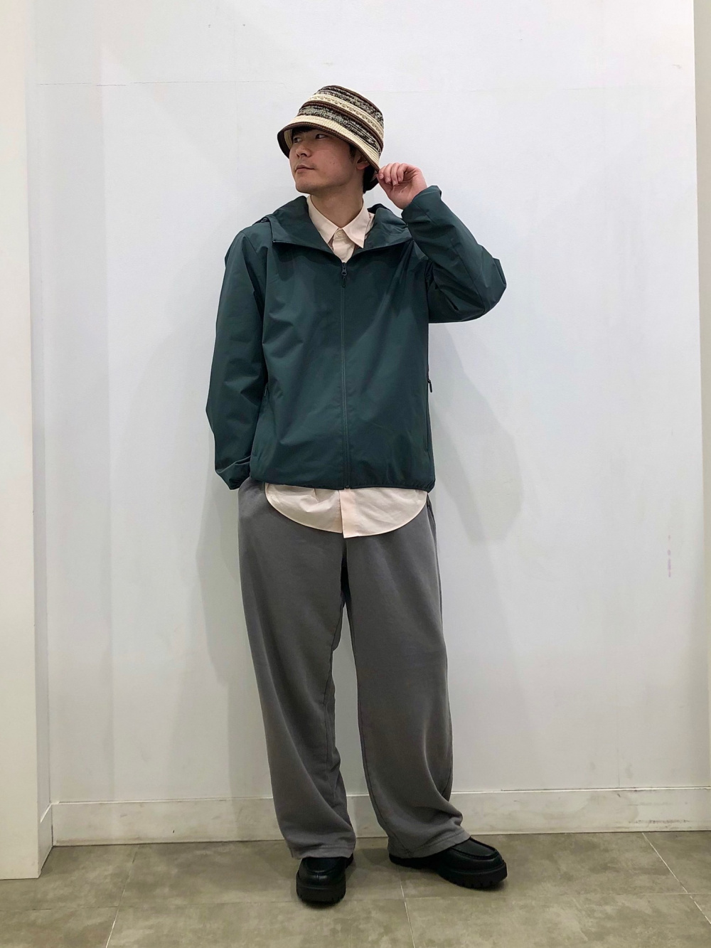 セットアップ スリムフィット 無地 トップス ワイドパンツ 長袖 imgrc0136154767.jpg?fitin=272:272