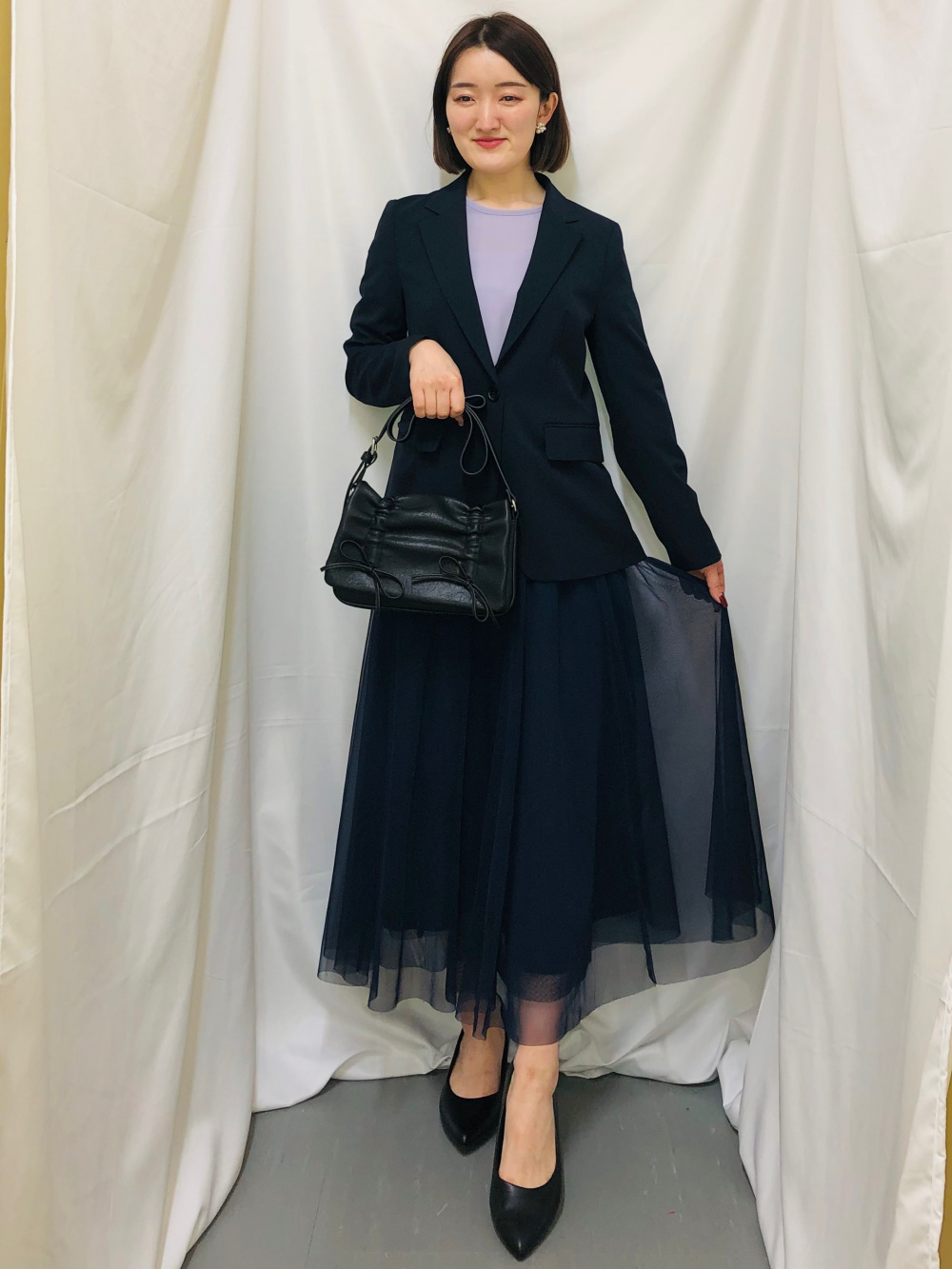 Graphic Sweatshirt、Tulle Flared Skirt/Z」| GU的穿搭理念