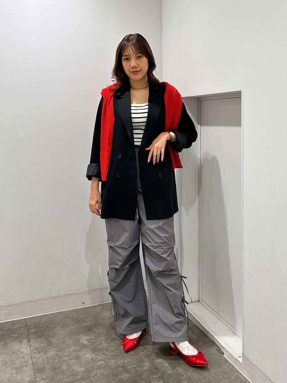 Boxy T-Shirt/Halfslv、Loop Yarn Lacy Stitch Cardigan」| GU的