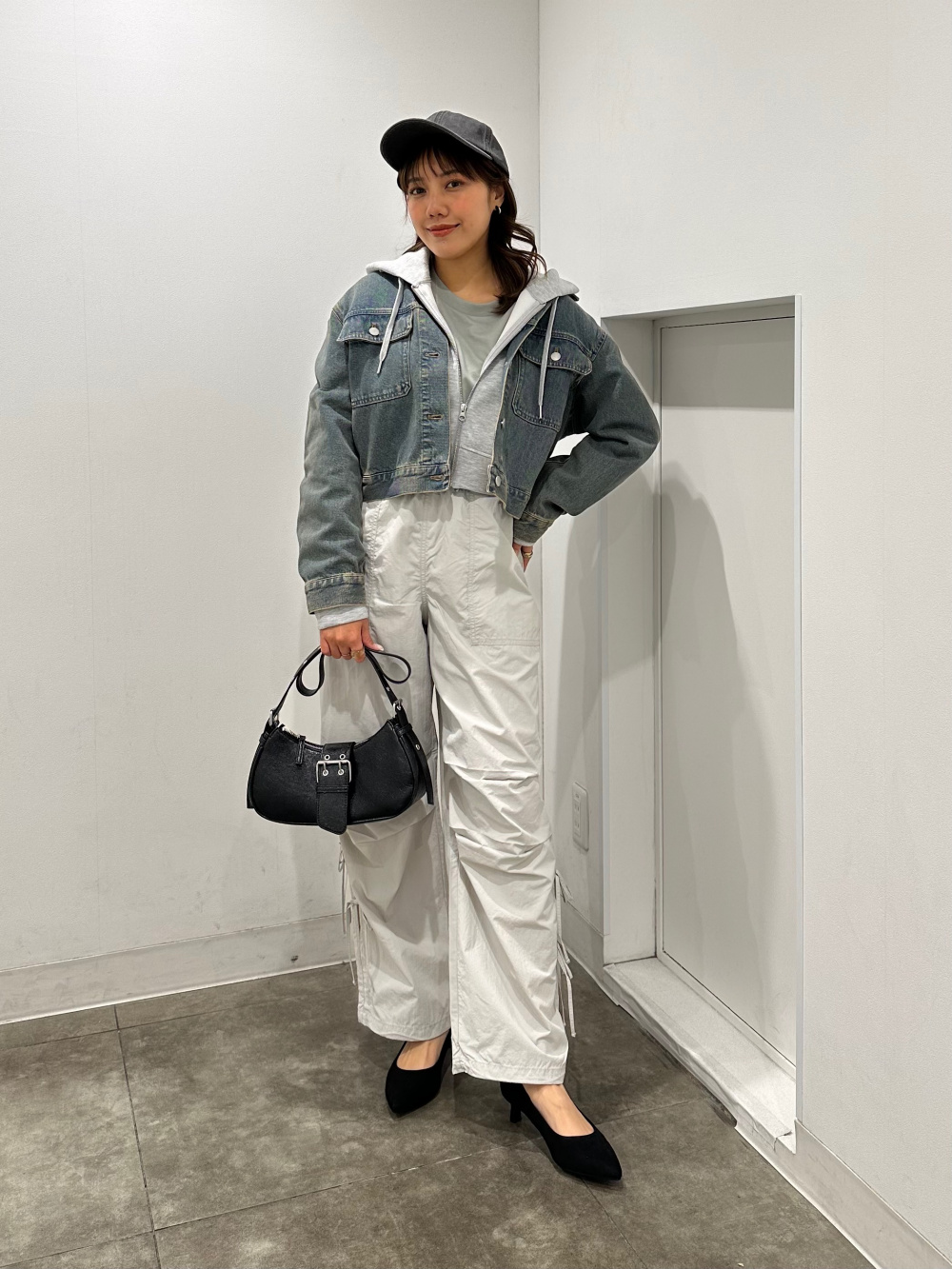 Uv Protection Washed Twill Cap、Textured Camisole Dress