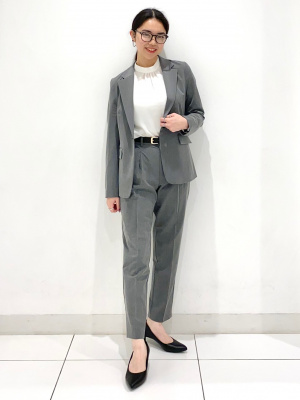 よう　ルヴィ　4点セット GU公式 | スタンドカラーブラウスZ