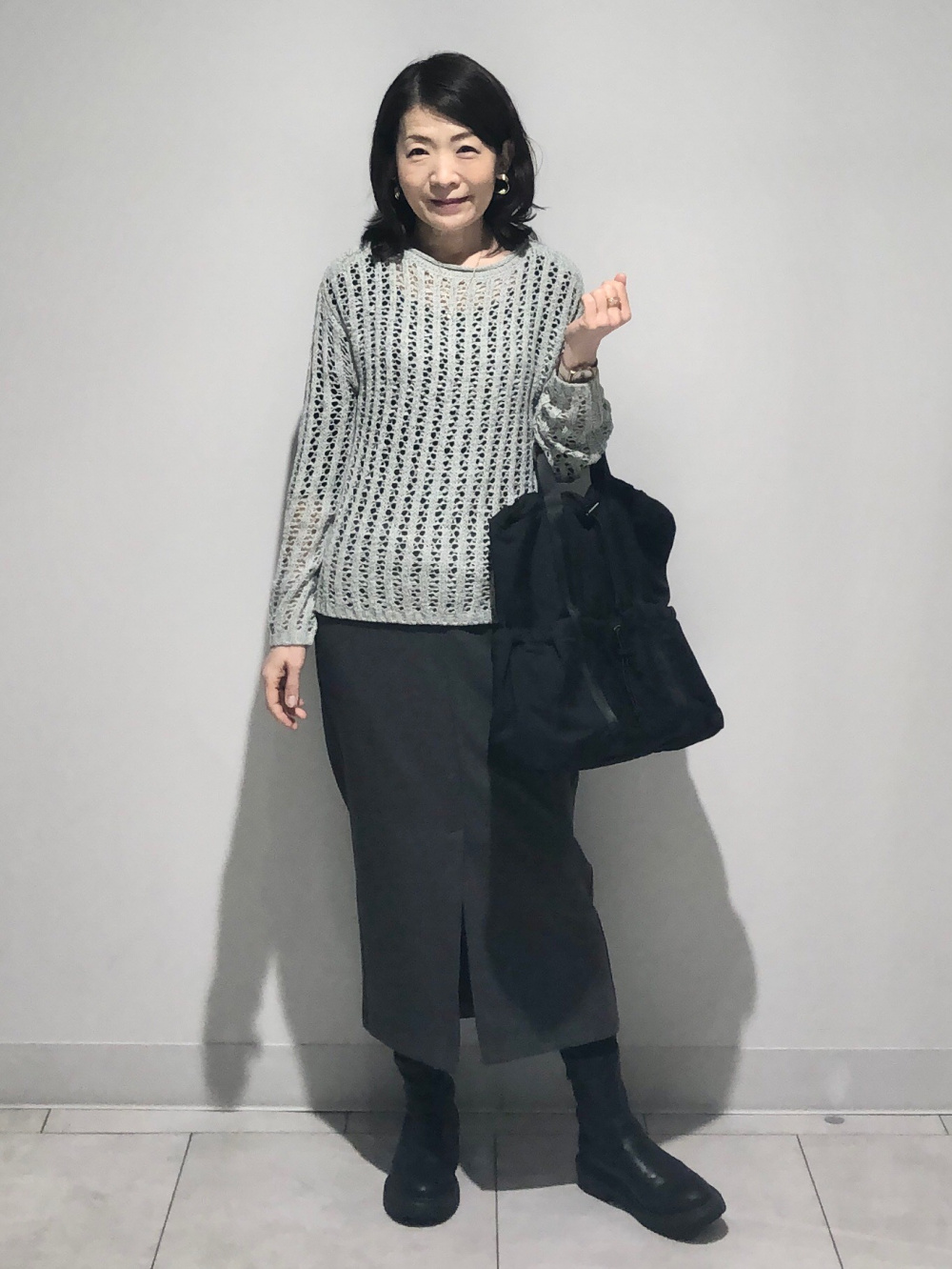 ケーブルカーディガン UNDERCOVER、ジップポケットシャツ