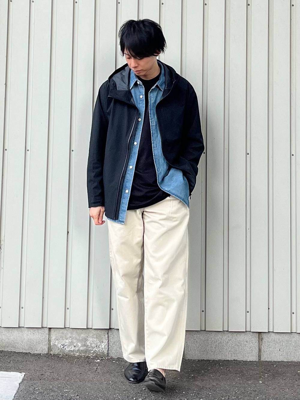 裏フリースリバーシブルブルゾンNT+E(セットアップ可能)、ローゲージ