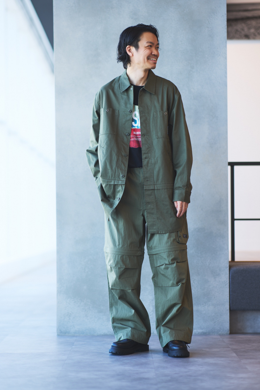 オーバーサイズジャケット UNDERCOVER、フットボールT(5分袖 オーバーサイズジャケット UNDERCOVER、フットボールT(5分袖
