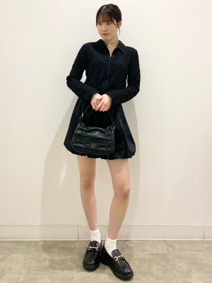 【関税込み】Helmut Lang ブラック バブルヘム ミニスカート 854b0974b4d89ecdcc2b9e400acc1c