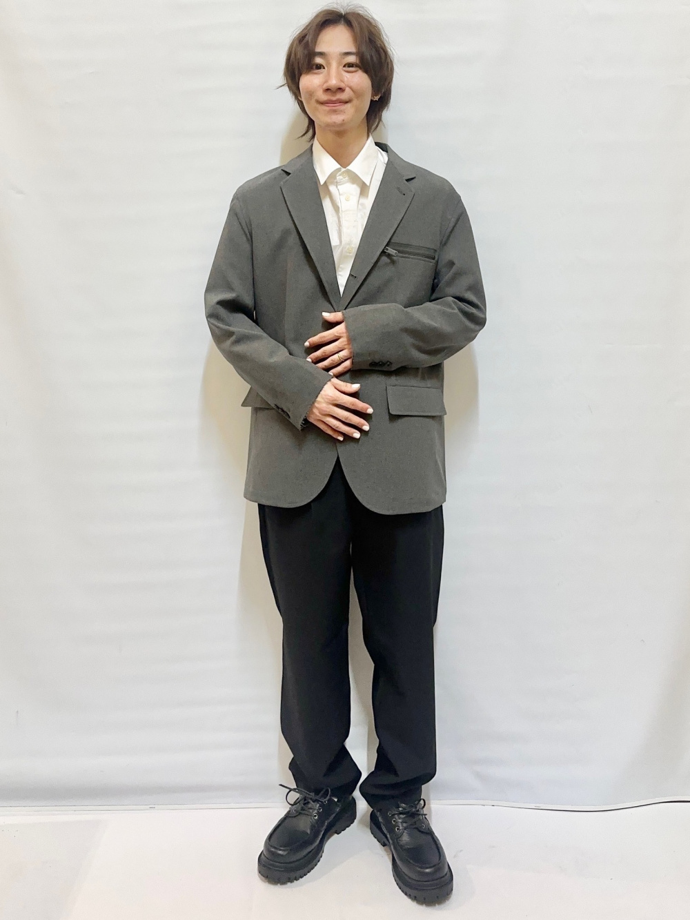 グラフィックT(5分袖) UNDERCOVER 3、ワイドテーパードパンツ