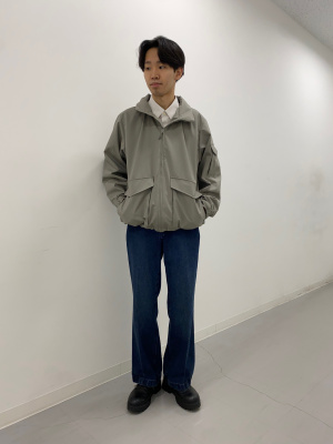 GU公式 | ウィンドプルーフスタンドカラーブルゾン