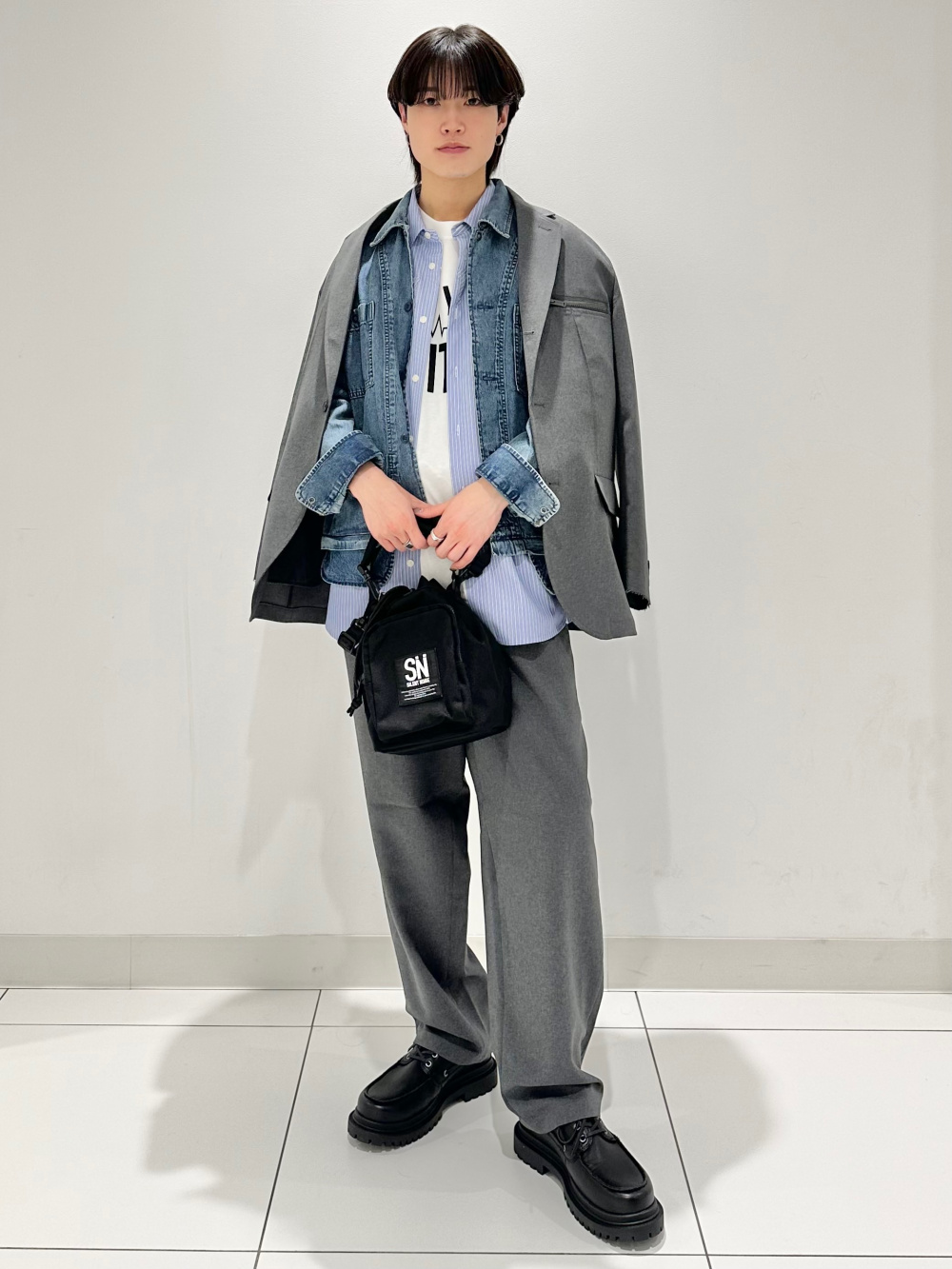 オーバーサイズジャケット UNDERCOVER、チュニックシャツ