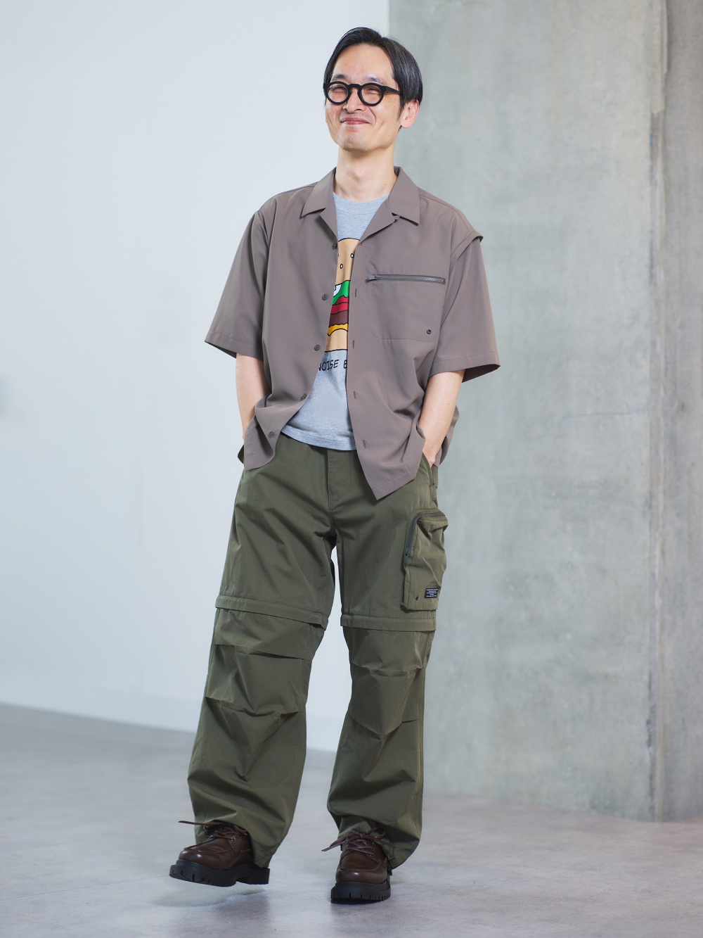 グラフィックT(5分袖) UNDERCOVER 6、オープンカラーシャツ(5分