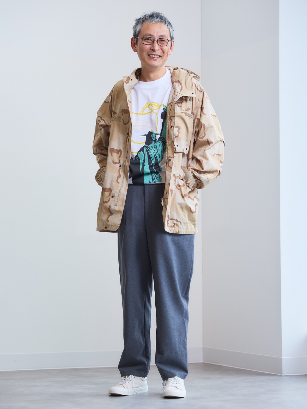 新品 GU ユーティリティブルゾン UNDERCOVER ベージュ S GU公式 | ユーティリティブルゾン UNDERCOVER