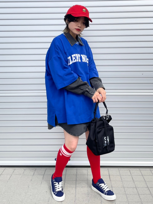 フットボールT(5分袖) UNDERCOVER、チュニックシャツ UNDERCOVERの