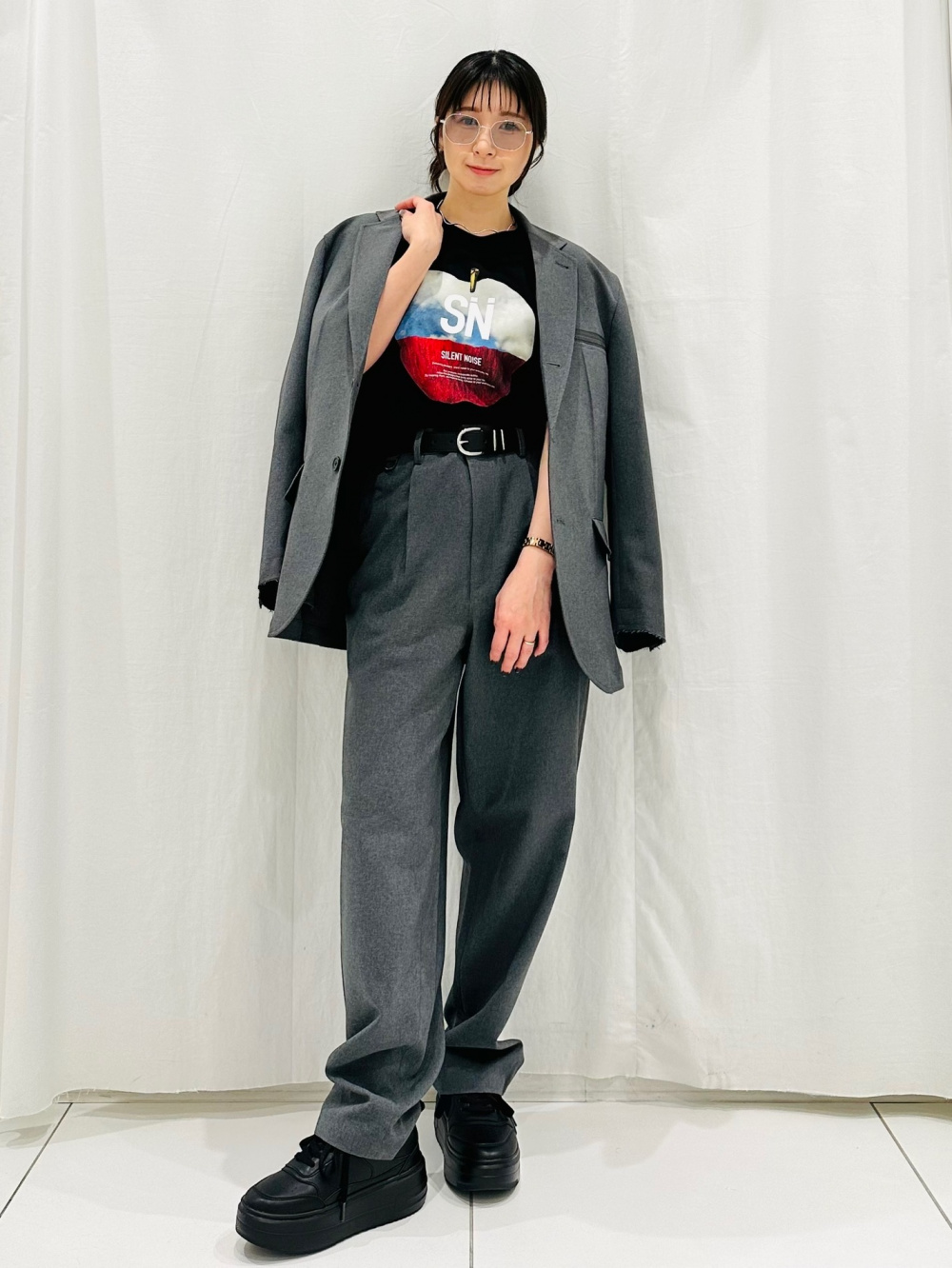 半額ストア UNDERCOVER GU オーバーサイズジャケット Sサイズ GRAY ジャケット・アウター