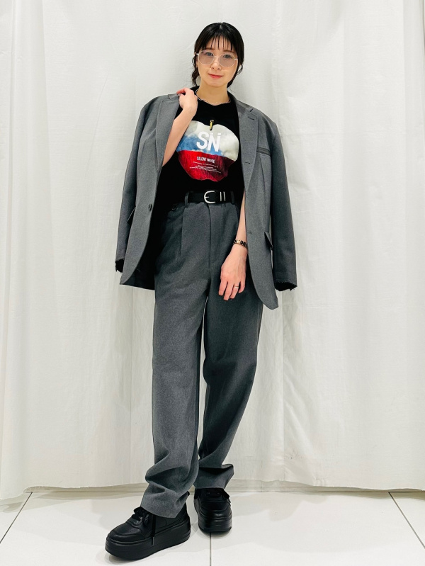 GU UNDERCOVER オーバーサイズジャケット GRAY Sサイズ GU公式 | オーバーサイズジャケット UNDERCOVER
