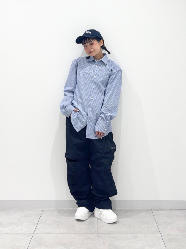 チュニックシャツ UNDERCOVER、ユーティリティパンツ UNDERCOVERの