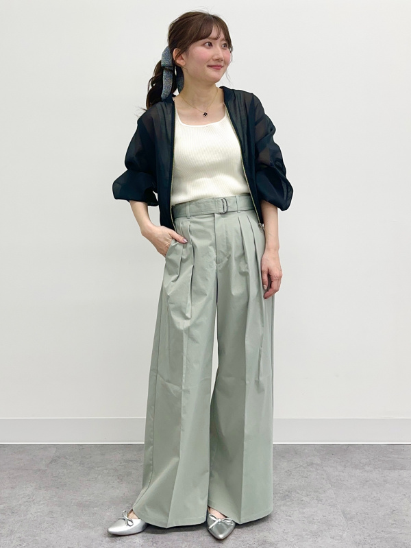 ソフトリブクルーネックT(長袖)、ダブルブレストジャケットZ」の